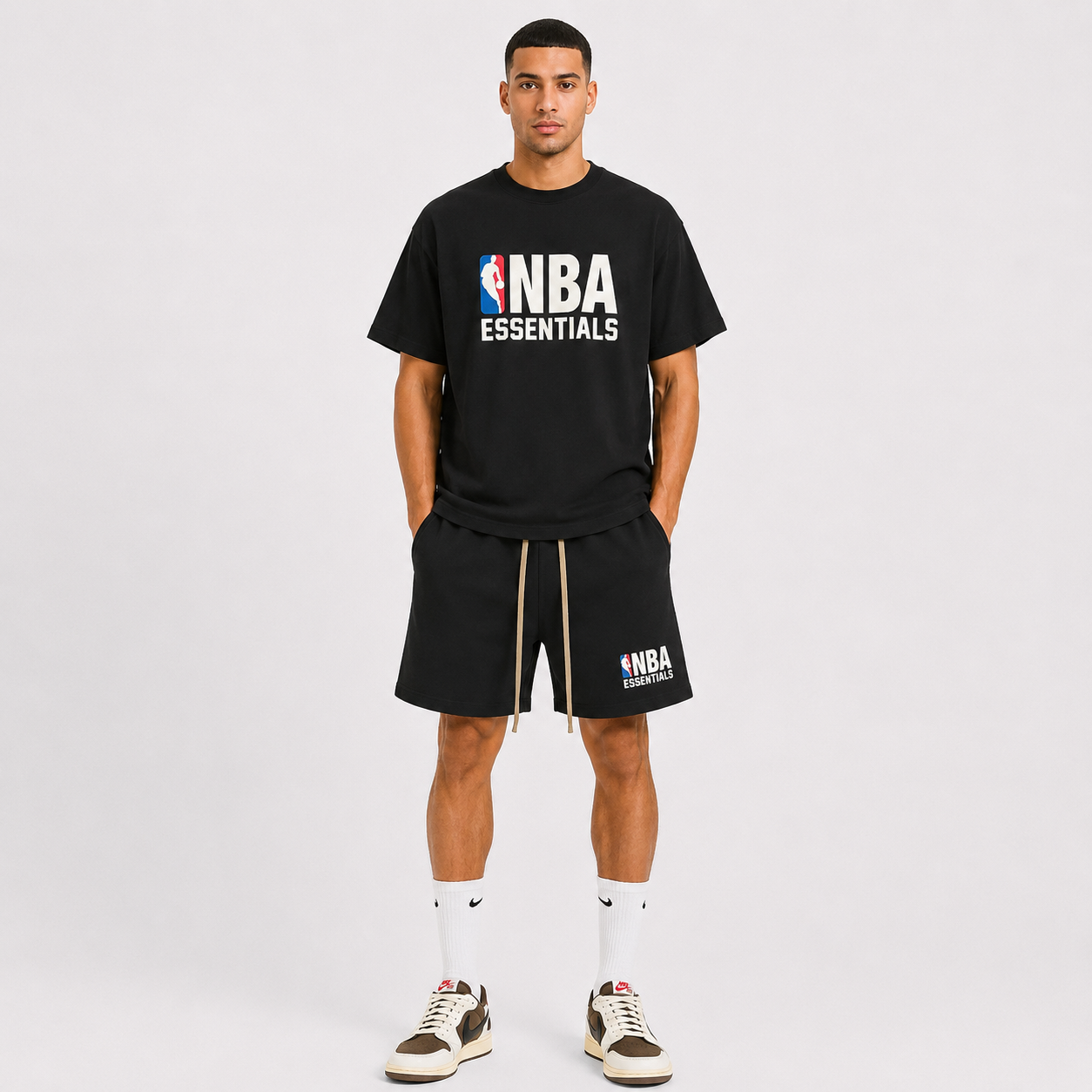 NBA Black White Blue Summer Set